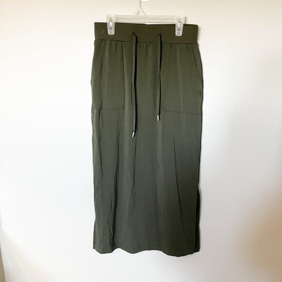 Women's Brushed Bamboo
Patch Pocket Midi Skirt green xs - Picture 5 of 13